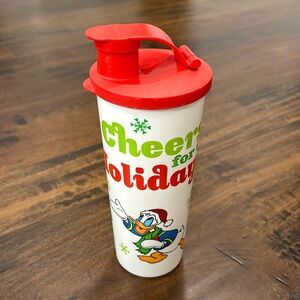 Tupperware Disney Christmas Cup with Lid